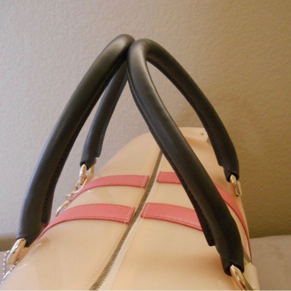 EXTRAS Auth Furla Candy Cookie leather & handles, excellent, & pink purse - Picture 8 of 16